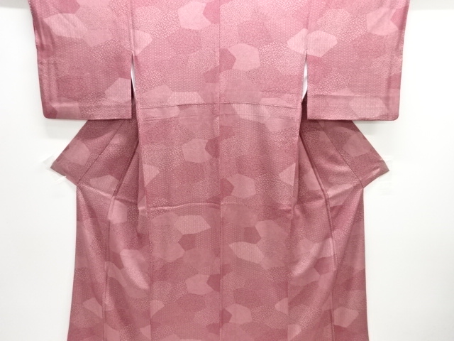 石畳に寄せ柄小紋着物